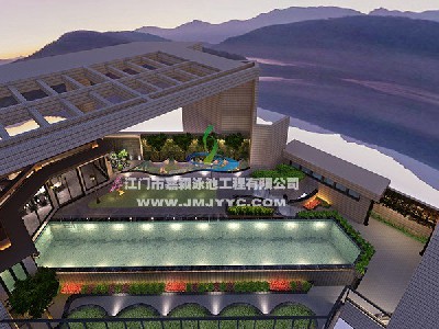 中山利和廣場(chǎng)45樓空中室內(nèi)恒溫游泳池